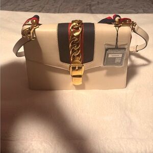 Gucci Sylvie purse with brand new Gucci strap